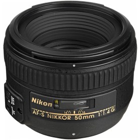 تصویر لنز نرمال نيکون – Nikon AF-S NIKKOR 50mm f/1.4G – جدی کالا Nikon AF-S NIKKOR 50mm f/1.4G