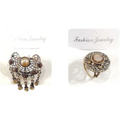 تصویر حلقه روسری مجلسی 