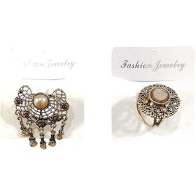 تصویر حلقه روسری مجلسی 