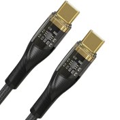 تصویر کابل اورجینال دو سر usb-C اکو مدل A107 طول 1 متر فست شارژ (گارانتی 3 ماهه) DATA CABLE TYPE-C to TYPE-C
