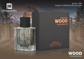 تصویر عطر ادکلن جانوین وود د مانتین مشابه(هی وود راکی مانتین وود مشکی) Johnwin Wood The mountain 