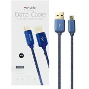 تصویر کابل میکرو یو اس بی Yesido CA33 1.2m روکش دار Yesido CA33 1.2m MicroUSB Cable