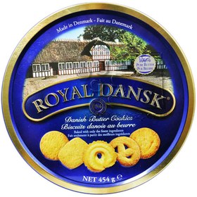 تصویر بیسکوییت کره ای کادویی رویال دانسک _ 340 گرم 