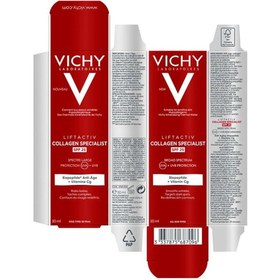 تصویر Vichy کرم ضد چین و چروک SPF25 تخصصی کلاژن تقویت‌کننده 50 میلی‌لیتر 