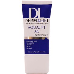 تصویر کرم ژل آبرسان مدل Aqualift مناسب پوست چرب و جوش دار حجم 50 میلی لیتر درمالیفت Dermalift Aqualift AC Hydrating Gel 50 ml