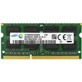 تصویر رم لپ تاپ 8 گیگابایت سامسونگ RAM SAMSUNG 8GB DDR3 1333 PC3-10600 