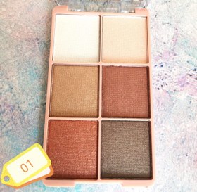 تصویر پالت سایه چشم ۶ رنگ دودو گرل 