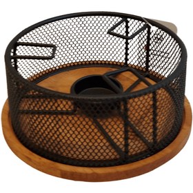 تصویر وارمر گرد ws چوبی 