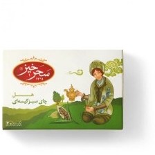 تصویر چای سبز کیسه ای طعم هل 