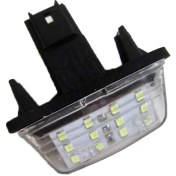 تصویر چراغ پلاک 206 پارس smd شرکتی - لیمویی ویخی 