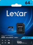 تصویر کارت حافظه لکسار 64 گیگابایت ا Storage card lexar 64 gb Storage card lexar 64 gb