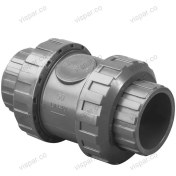 تصویر شیر یک طرفه upvc فنردار ویسپار سایز 40 