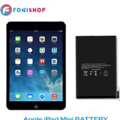 تصویر باتری اپل آیپد Apple iPad Mini مدل A1445 ا battery Apple iPad Mini battery Apple iPad Mini
