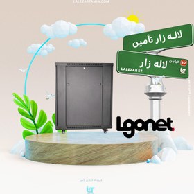 تصویر رک ایستاده 18 یونیت با عمق 100 الگونت 