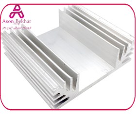 تصویر هیت سینک شاخ گوزنی 18 پره سایز 30*64 میلیمتر Aluminium heatsink 18p 64mm*30mm*20mm