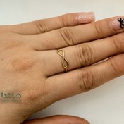 تصویر انگشتر طلا بی نهایت 