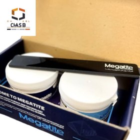 تصویر چسب اپوکسی دو جزئی شفاف مگاتایت C وزن ۱ کیلوگرم 