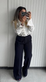 تصویر شلوار نیم بگ دو سایزی 