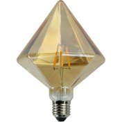 تصویر لامپ ادیسونی فیلامنتی Filament G125D E27 6W Filament G125D Edison Filament Bulb Lamp E27 6W