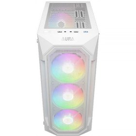 تصویر کیس کامپیوتر گیم دیاس مدل AURA GC1elite Gamdias AURA GC1 elite Mesh RGB Mid-tower Computer CASE