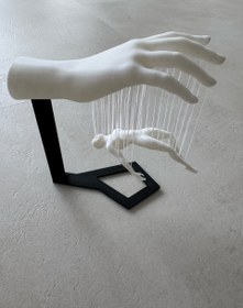 تصویر مجسمه دکوراتیو «Overtaken» - مشکی 