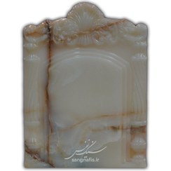 تصویر کتیبه مرمر طرح CNC محراب 