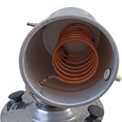 تصویر کندانسور آبی مسی مخصوص تقطیر و گلابگیری عرقگیری - جوشکاری شده 