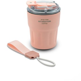 تصویر تراول ماگ 290 میل بند داره دوحالته سیتارایوری تراول ماگ کوچک استیل Sitarayuri 