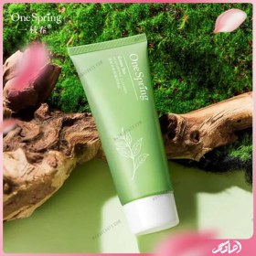 تصویر فوم شستشو درخت چای سبز وان اسپرینگ OneSpring Green Tea Cleanser