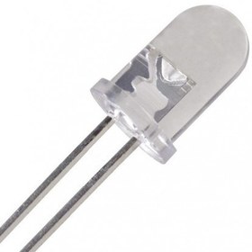 تصویر LED قرمز شیشه ای (هایبرایت) 5mm-بسته 40عددی 
