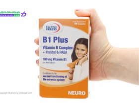 تصویر کپسول ویتامین B1 پلاس یوروویتال 60 عددی Eurhovital B1 Plus 60 Capsules