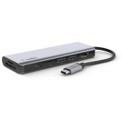 تصویر مبدل بلکین مدل Connect USB-C 7-in-1 Multiport Hub Adapter 