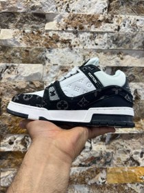 تصویر کفش کتونی لویی ویتون ترینر مردانه مشکی 