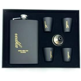 تصویر هیپفلاسک (قمقمه جیبی) 2شات مدل ودکا 270cc کد a530357 