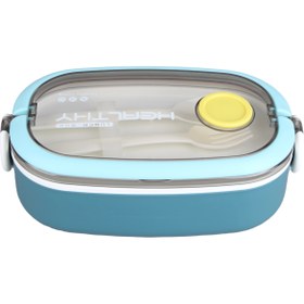 تصویر ظرف غذای کودک درجه یک - آبی Baby food dish
