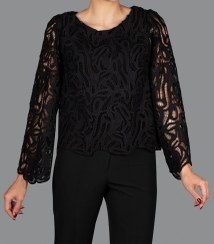 تصویر شومیز گیپور کد 304491 