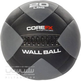 تصویر وال بال کور اف اکس Corefx Wall Ball 20LBS Med Ball 