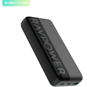 تصویر پاوربانک 20هزار میلی آمپر 20 واتی راوپاور RAVPOWER PD 20W 3 Ports Power Bank (20000mAh) - مدل PB1229 