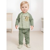 تصویر ست لباس نوزادی کوکالو طرح تمساح ۰ تا ۱۲ ماه 