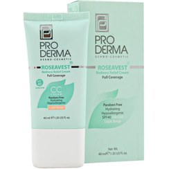 تصویر سی سی کرم پوشاننده و مرطوب کننده روزاوست (بژ لایت) پرودرما 