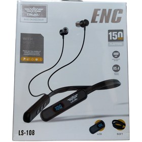 تصویر هندزفری بلوتوثی گردنی ENC مدل ls-108 