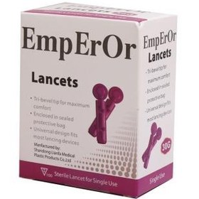 تصویر سوزن تست قند خون امپرور 100 عدد Emperor Lancets