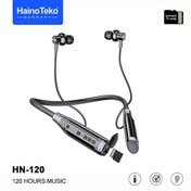 تصویر هندزفری بلوتوث اصلی هاینو تکو hn120 با نگهداری شارژ ۱۲۰ ساعتی ا Haino teko hn120 Haino teko hn120