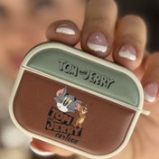 تصویر کاور ایرپاد تام و جری سبز و قهوه ای 