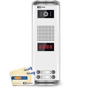 تصویر پنل دربازکن تکنما مدل ۴ واحدی کارتی نامبرینگ 