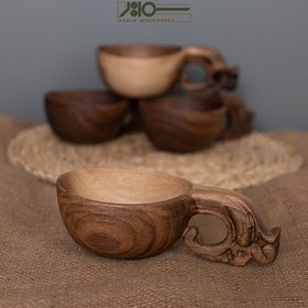 تصویر لیوان چوبی کوکسا k1003 