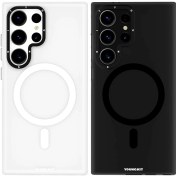 تصویر کاور گوشی سامسونگ Galaxy S25 Ultra یانگ کیت مدل Hidden Sand با قابلیت شارژ بی‌سیم 