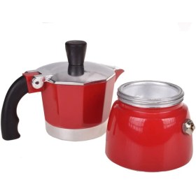 تصویر قهوه جوش روگازی ۲ کاپ کمر استیل ، موکاپات ، قهوه ساز دستی ، اسپرسوساز خانگی Coffee maker