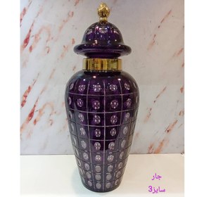 تصویر جار گلدان دکوری کد 21016 