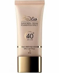 تصویر کرم ضدآفتاب SPF40 رنگی مناسب پوست حساس و چرب مدیسان 